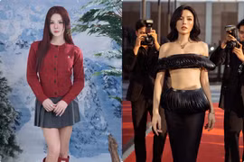 Hot face sao Việt: Diệp Lâm Anh mặc như nữ sinh trong bộ ảnh đón Giáng sinh