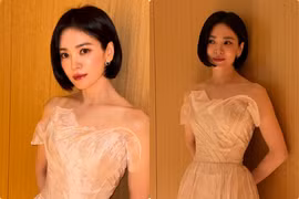 Song Hye Kyo đẹp "không góc dìm" dù ảnh hậu trường mờ nhoè