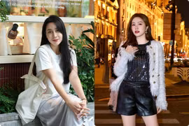 Lưu Hương Giang tận hưởng ngày nắng đẹp