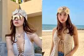 Học trò Tuấn Hưng diện áo xẻ sâu khoe thềm ngực táo bạo
