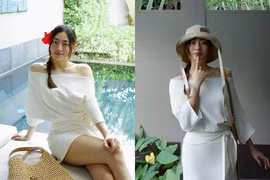 Lương Thùy Linh khoe dáng chuẩn 'vàng' trong kỳ nghỉ Phú Quốc cận Tết