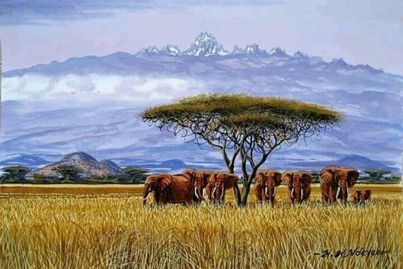 Cảnh quan hùng vĩ choáng ngợp ở nơi có ngọn núi cao thứ hai châu Phi 