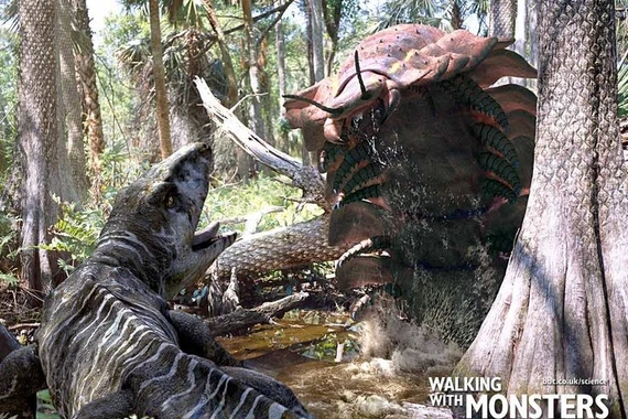 Loài vật nửa cá nửa lưỡng cư dài đến 2 mét, săn mồi cực đỉnh 