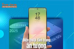 [INFOGRAPHIC] Điện thoại tầm trung ấn tượng, tính năng hơn cả Galaxy S25