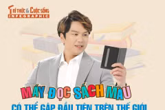 [INFOGRAPHIC] Máy đọc sách màu có thể gập đầu tiên trên thế giới