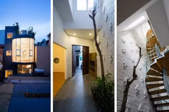 Thiết kế độc giúp nhà 35m2 vẫn ngập ánh sáng