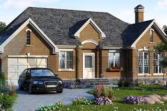 10 mẫu biệt thự vườn 1 tầng kiểu Pháp đẹp mê ly