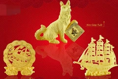 Loạt sản phẩm vàng độc lạ hút khách ngày vía Thần Tài 