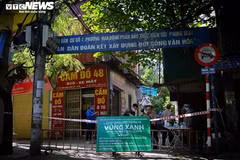 Ảnh: 50 chốt "vùng xanh" phòng chống COVID-19 đầu tiên tại Hà Nội