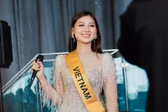 Quế Anh lọt top 15 phần thi hát ở Miss Grand International 2024