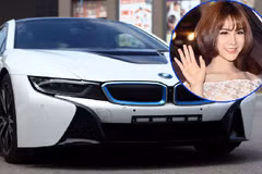 Diệp Lâm Anh diện “hở bạo” cưỡi siêu xe BMW i8 tiền tỷ