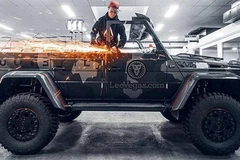 "Vua địa hình" Mercedes-Benz G500 4x4² độ thành SUV mui trần