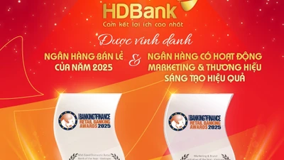 HDBank vươn tầm khu vực với cú đúp giải thưởng 