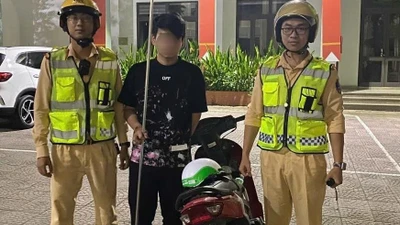 Ngăn chặn nhóm thanh niên đi xe diễu phố chuẩn bị hỗn chiến ở Đà Nẵng