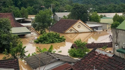 Mưa lớn nhiều ngày khiến tình trạng ngập lụt xảy ra trên diện rộng ở các xã miền núi Nghệ An. Một số bản làng bị ngập sâu như: Mường Xén (xã Mường Xén); xã Mỹ Lý; bản Làng Nhung, bản Khe Bố (xã Tam Quang); Thạch Giám (xã Tương Dương)…