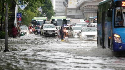 Mưa lớn ở miền Bắc, Hà Nội nguy cơ ngập nhiều tuyến phố