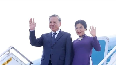 Tổng Bí thư Tô Lâm và Phu nhân kết thúc tốt đẹp chuyến thăm cấp Nhà nước tới Hàn Quốc
