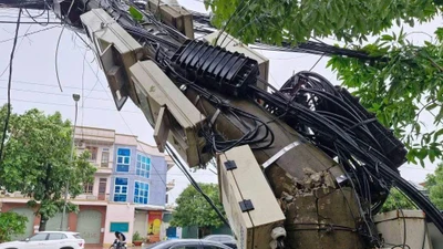 Sau hơn 5 giờ quần thảo, bão số 5 Kajiki để lại nhiều thiệt hại tại Nghệ An