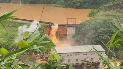 Vỡ đập thủy điện Bắc Khê ở Lạng Sơn