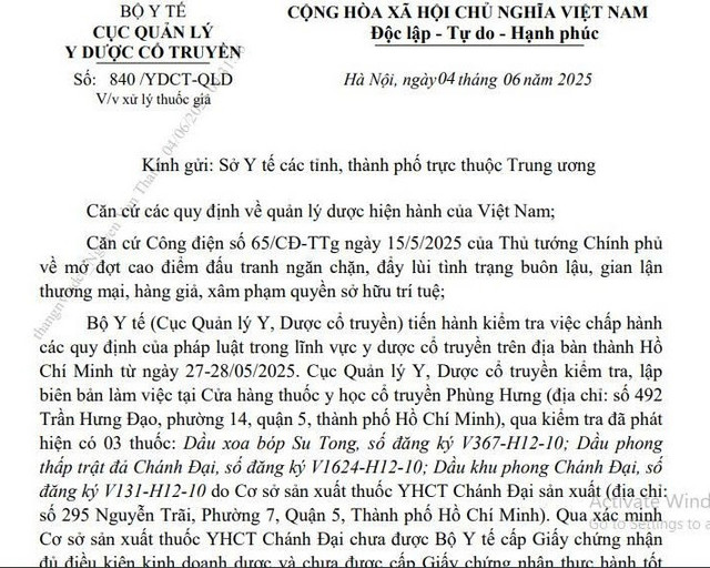 Công văn số 840/YDCT-QLD về việc xử lý thuốc giả đối với 3 thuốc giả (Ảnh chụp màn hình) 11.jpg