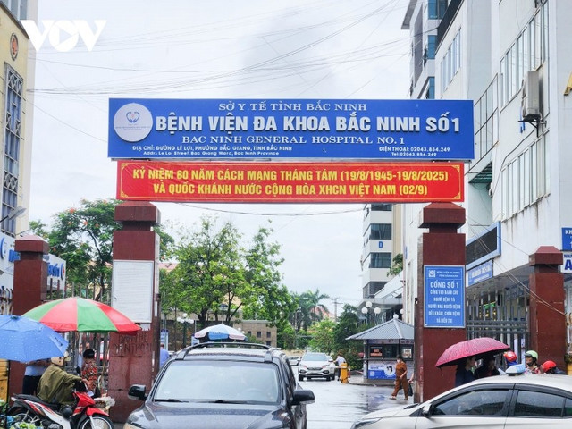 Trụ sở Bệnh viện Đa khoa Bắc Ninh/Ảnh VOV Trụ sở Bệnh viện Đa khoa Bắc Ninh/Ảnh VOV