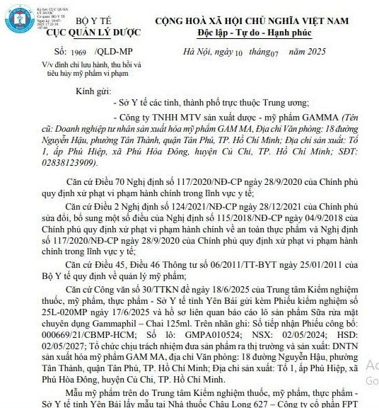 Thông báo của Cục Quản lý Dược/ Ảnh chụp màn hình 1-6608.jpg