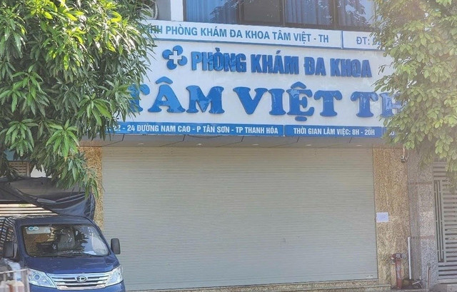 Phòng khám Đa khoa Tâm Việt TH bị phạt 135 triệu đồng. Ảnh: Hương Trà/thanhtra.vn 1-866.jpg
