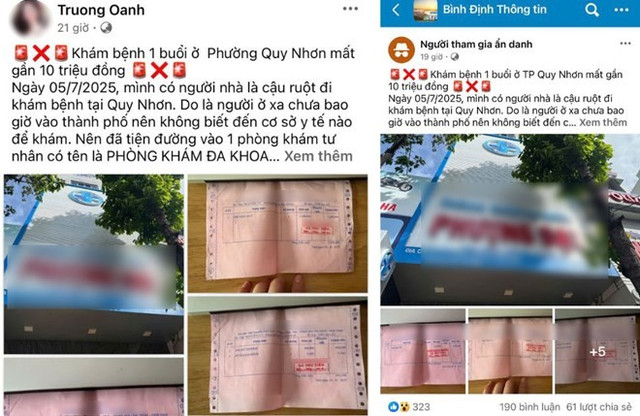 Thông tin phòng khám tư ở Gia Lai bị tố thu phí khám bệnh cao bất thường lan truyền trên mạng. Ảnh chụp màn hình/Nguồn hanoionline.vn. Thông tin phòng khám tư ở Gia Lai bị tố thu phí khám bệnh cao bất thường lan truyền trên mạng. Ảnh chụp màn hình/Nguồn hanoionline.vn.