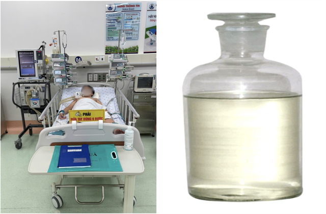 Bé trai khoẻ mạnh đột ngột hôn mê, suy hô hấp do hít phải hóa chất người cha mua dùng để hàn nhựa. Ảnh: BVCC Bé trai khoẻ mạnh đột ngột hôn mê, suy hô hấp do hít phải hóa chất người cha mua dùng để hàn nhựa. Ảnh: BVCC