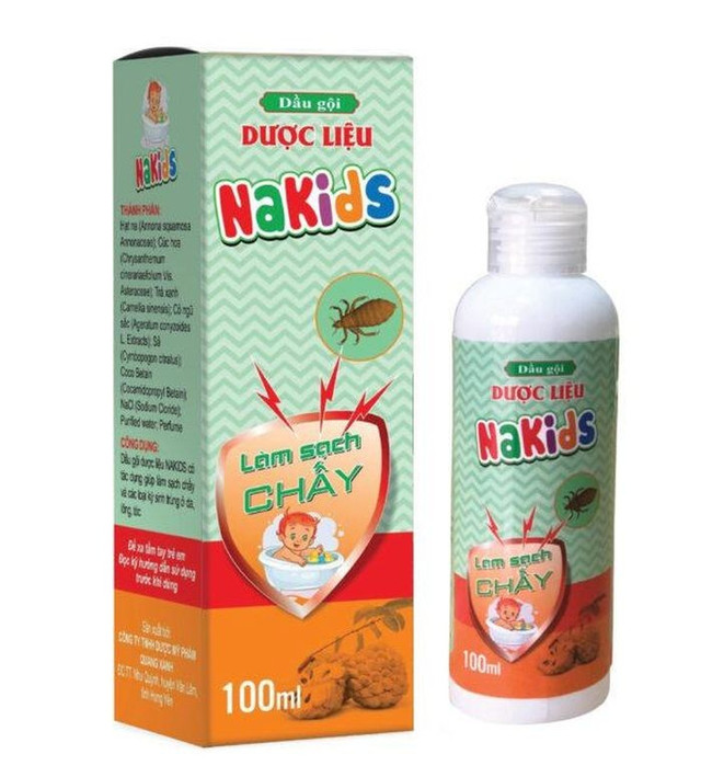 Sản phẩm Dầu gội dược liệu Nakids làm sạch chấy vừa bị thu hồi/Ảnh NLĐ Sản phẩm Dầu gội dược liệu Nakids làm sạch chấy vừa bị thu hồi/Ảnh NLĐ