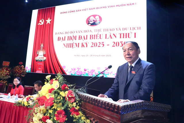 Bộ trưởng Nguyễn Văn Hùng phát biểu khai mạc Đại hội Bộ trưởng Nguyễn Văn Hùng phát biểu khai mạc Đại hội