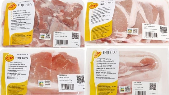 Thịt heo CP. Thịt heo CP.