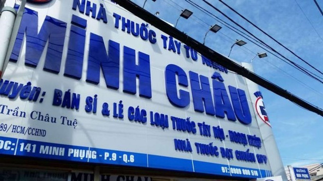 Nhà thuốc Minh Châu 18 (141 Minh Phụng, phường 9, quận 6) bị xử phạt vì kinh doanh hàng hóa không rõ nguồn gốc, xuất xứ (Ảnh SGGP) Nhà thuốc Minh Châu 18 (141 Minh Phụng, phường 9, quận 6) bị xử phạt vì kinh doanh hàng hóa không rõ nguồn gốc, xuất xứ (Ảnh SGGP)