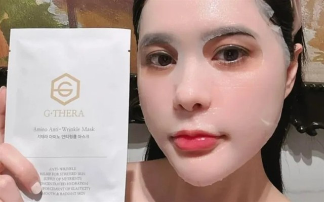 Sản phẩm G-Thera Amino Anti-Wrinkle Mask từng được Đoàn Di Băng quảng cáo. 1.png
