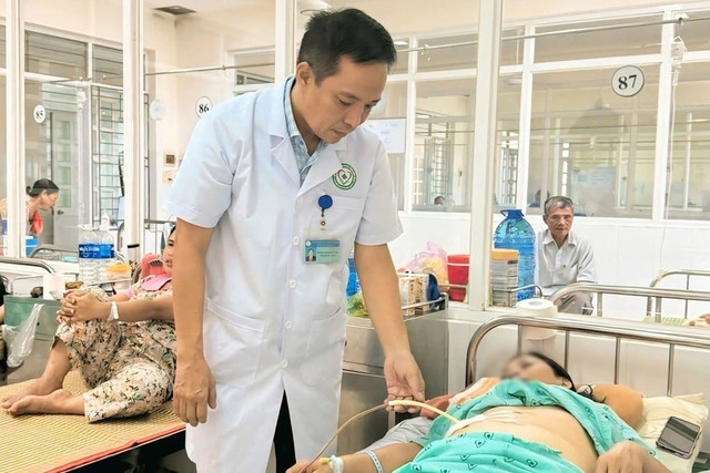Sau phẫu thuật, sức khỏe bệnh nhân T. phục hồi tốt (Ảnh: Bệnh viện cung cấp) Sau phẫu thuật, sức khỏe bệnh nhân T. phục hồi tốt (Ảnh: Bệnh viện cung cấp)