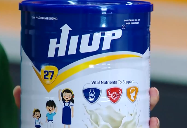Sản phẩm Hiup không đảm bảo hàm lượng theo tiêu chuẩn công bố/Ảnh VTV 11.png