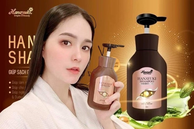 Dầu gội Hanayuki được Đoàn Di Băng quảng bá rầm rộ trên mạng xã hội. (Ảnh minh họa/Nguồn congluan.vn) 770-202505071714181.jpg