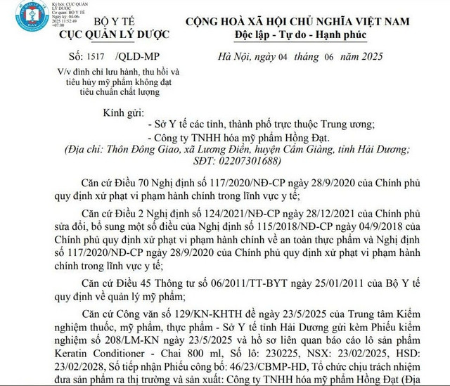 Công văn số 1517/QLD-MP, ngày 4/6 của Cục Quản lý Dược (ảnh chụp màn hình) 11.jpg