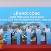 Phó Thủ tướng Thường trực Phạm Gia Túc dự khởi công 2 dự án nhà ở xã hội 
