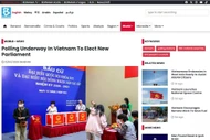 Báo chí quốc tế đưa tin đậm nét về cuộc bầu cử tại Việt Nam