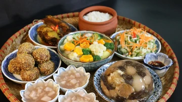 Thịt đông mềm mịn, đậm đà đãi khách đầu xuân