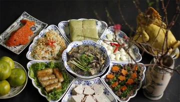 Mâm cỗ cúng ông Công ông Táo đẹp mắt của bà nội trợ đảm