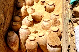 Phát hiện kinh ngạc hàng trăm bình rượu trong ngôi mộ cổ 5.000 năm 