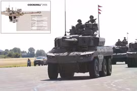 Xe trinh sát bọc thép EBRC Jaguar 6x6 của Pháp, được trang bị pháo CTA 40mm và tên lửa MMP, là xương sống trong quan hệ đối tác CaMo giữa Pháp và Bỉ. Hiện một biến thể trang bị pháo 105mm đang được xem xét nhằm tăng cường khả năng hỏa lực trực tiếp. (Nguồn ảnh: Army Recognition Group)