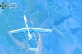 Ukraine tung chiêu hạ gục UAV Forpost-R của Nga
