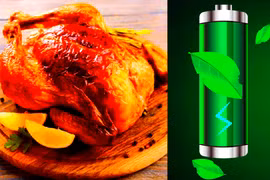 Hô biến mỡ gà thành thiết bị lưu trữ năng lượng 