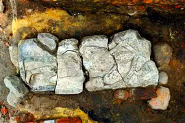 Phát hiện bia mộ hiệp sĩ cổ, chi tiết khiến ai cũng sửng sốt