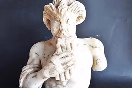 Tượng thần Pan ngàn năm hé lộ bí ẩn nghi lễ Hy Lạp