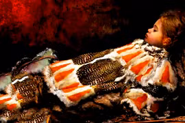 Phát hoảng thấy hộp sọ chim sẻ trong miệng hài cốt trẻ em 