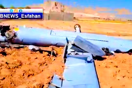 Iran lần đầu tiên bắn hạ UAV Israel kể từ khi xung đột